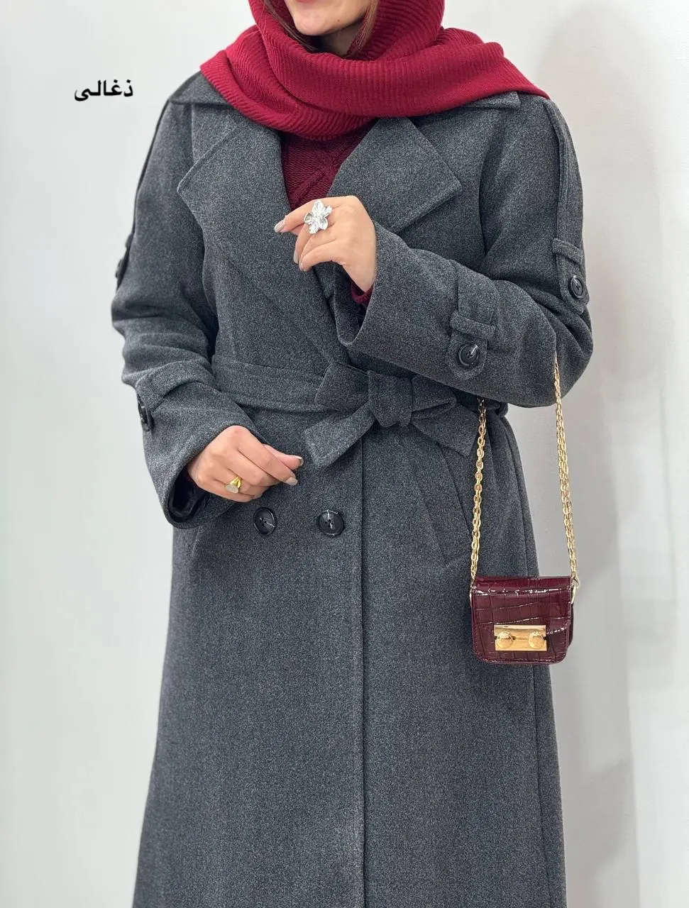 پالتو فوتر بلند آستردار همیلا